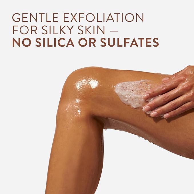 Native Body Scrub, Coconut & Vanilla, Exfoliating and Detoxifying for Soft Skin, Sulfate Free, 12 oz