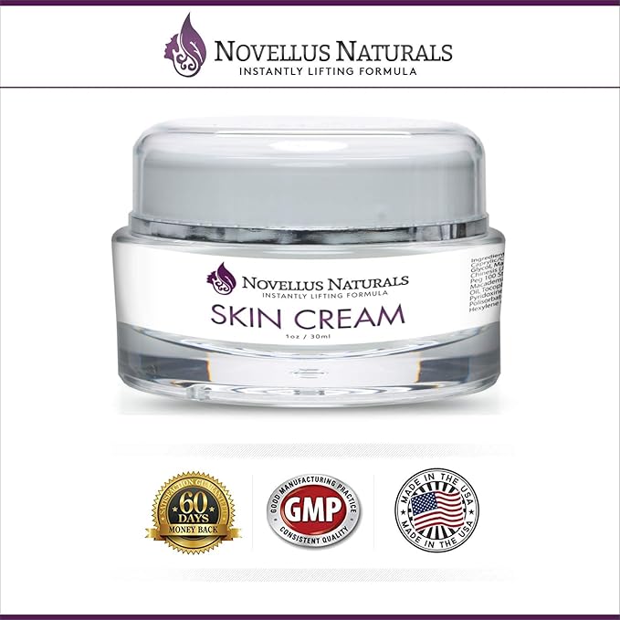 Novellus Naturals- Instant Lifting Formula- Luxury Facial Moisturizer- Anti-Aging Ingredients Designed to Diminish Fine Lines and Wrinkles, Even Skintone and Complexion- Extensive Hydration