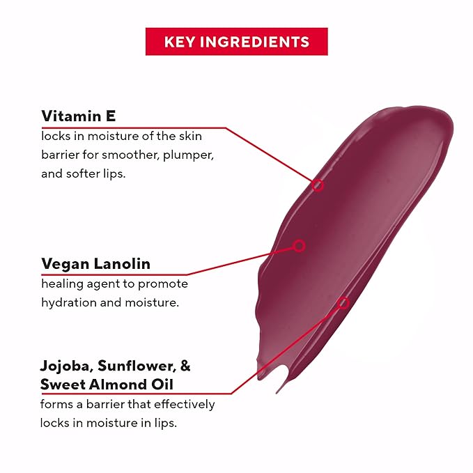 Mirabella - Luxe Advanced Formula Lip Gloss, Non-Sticky Hydrating Lip Glosses with Vegan Lanolin, Jojoba Oil & Vitamin E, Long-Lasting & Cruelty-Free Makeup, Lustre (Light Peach Nude)