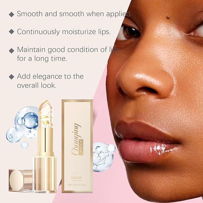 Color Changing Lipstick for Women, PH Lipstick Color Changing, Clear Lip stick That Changes Color (1OZ)