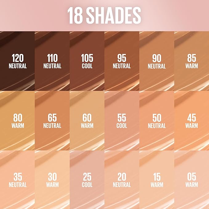 Maybelline Lifter Serum Concealer, Radiant Concealer with Full Coverage, Includes 2% Peptides + Caffeine to Hydrates & Brightens Under Eyes, 15, 1 Count