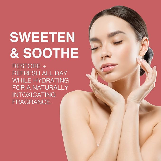 BEAUTE DE PROVENCE - Amaranth Refreshing Lightly Scented Floral Roll-On Perfume Body Oill - Body Oils for Women Perfume - Enriched w/Apricot Oil, Sweet Almond Oil, Fractionated Coconut Oil - 1 OZ