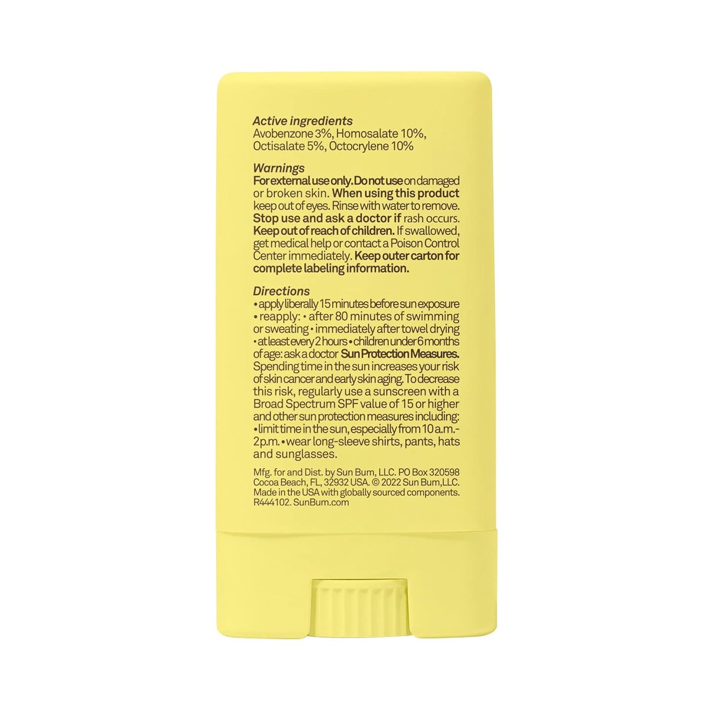Kids SPF 50 Clear Face Stick Sunscreen - Wet or Dry Skin Application Broad Spectrum Sunscreen with Vitamin E - Hawaii Act 104 Compliant (Without Octinoxate & Oxybenzone) - Travel Size 0.53 Oz