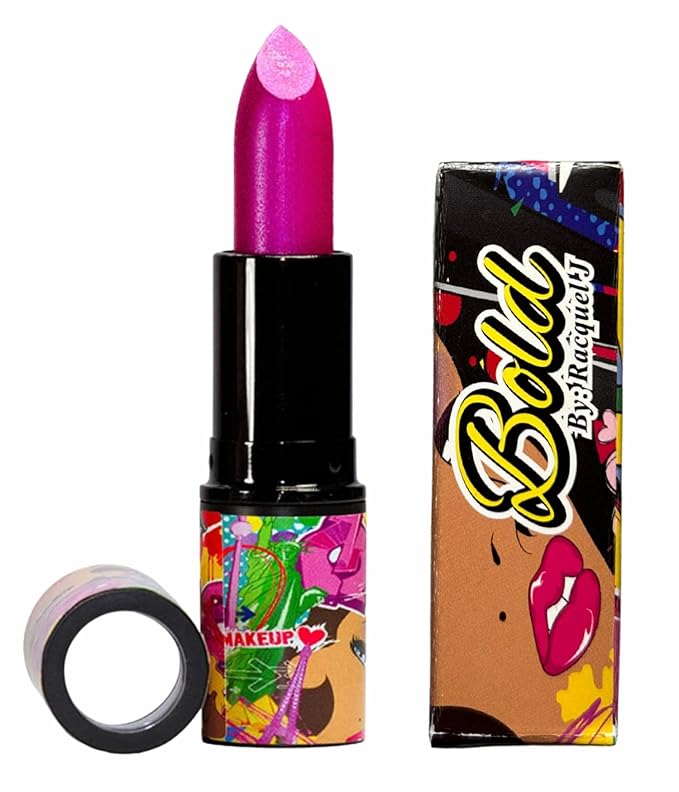 Flaming Fuchsia Hot Pink Lipstick – Creamy Satin Finish, Full-Coverage Color, Long-Lasting & Hydrating, Cruelty-Free | 0.14 oz