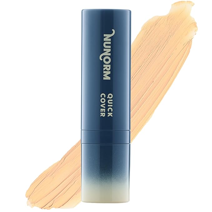 Foundation & Concealer Stick for Men - Full Buildable Cover for Dark Circles, Blemishes, Acne, Redness & Under Eyes - Face & Body Makeup Stick for All Skin Types - Non-Comedogenic 15-Beige