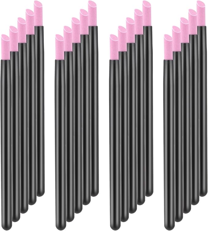 20 Pieces Pumice Stone Nail File Cuticle Stone Pusher Sanding Sticks Cuticle Remover Trimmer Buffer Art Pen Nail Manicure Tools Nails Salon Makeup Cosmetic Tool for Peeling Dead Skin Repairing