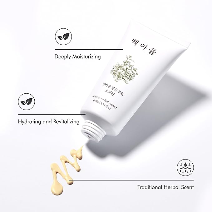 CLASSIC ORIGIN Face Moisturizer Cream - Korean Daily Moisturizer with Licorice & Coix Seed Extract complex - Grain based Skincare for Texture Smoothing, Calming, Tone Balancing, 50ml [ 2.71 fl oz ]