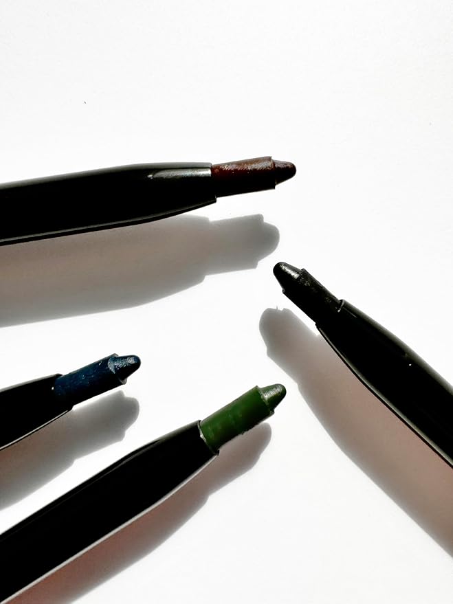 Sandstone Scandinavia Waterproof Eyeliner Pencil - Vegan Hypoallergenic for Sensitive Eyes - Smudge Proof - Fragrance Free - Smooth (Brown)