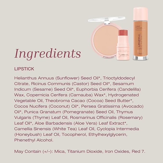 Mineral Fusion Burst Lip Stick By Mineral Fusion, 0.137 oz (Packaging May Vary)