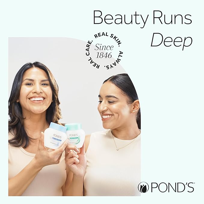 Pond's Rejuveness Face Cream for Women, Anti-Aging Face Moisturizer Skin Care with Alpha Hydroxy Acid and Collagen, 7 oz, 12 Pack