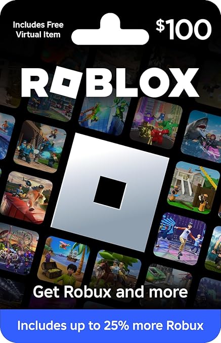 Roblox Physical Gift Card [Includes Free Virtual Item] [Redeem Worldwide]