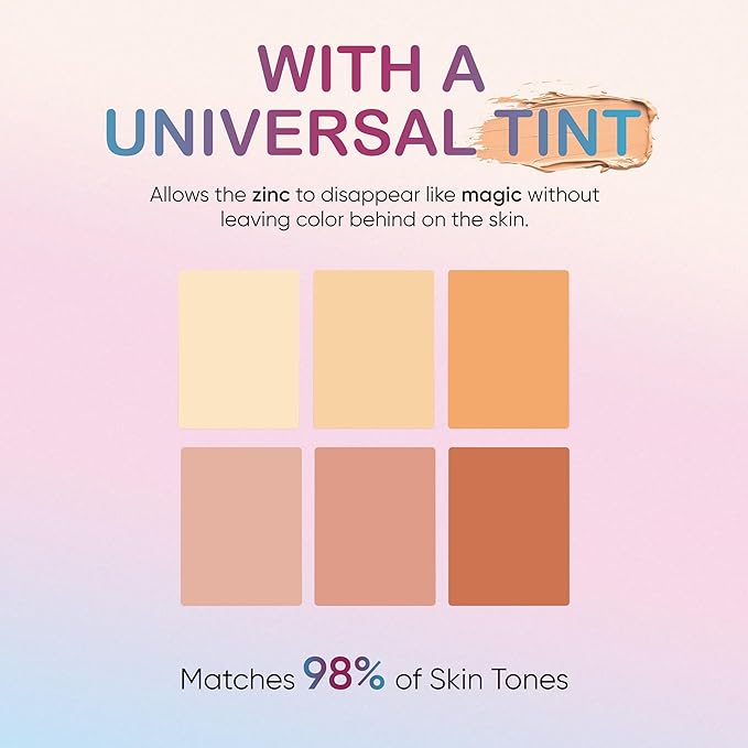 Babe Shade Kid's Tinted Mineral Sunscreen for Face & Body with SPF 30 - Non-Nano Zinc, Reef Safe, Travel Size, Water Resistant & Hypoallergenic Skin Care for All Types of Skin Tone - 90ml