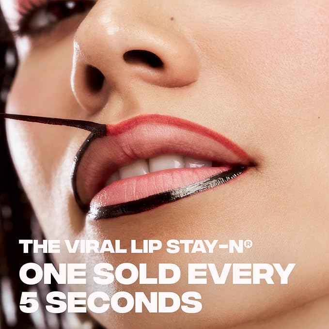 Sacheu Lip Liner STAY-N Peel Off Lip Stain — Long Lasting Waterproof Lip Tint with Hyaluronic Acid & Vitamin E — Transfer Proof Matte Finish, Vegan & Cruelty-Free (getREDy)