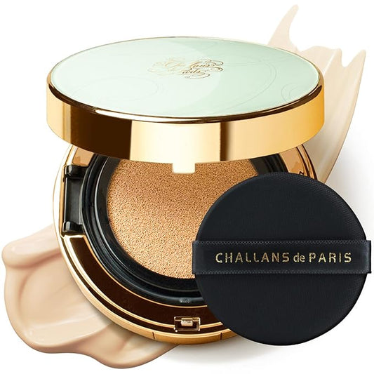 [CHALLANS de PARIS] Cushion de Lunar Excellence Foundation – 21 Bright Ivory | Long-Wear, Buildable Coverage, Lightweight Airy Fit, Hydrating Glow