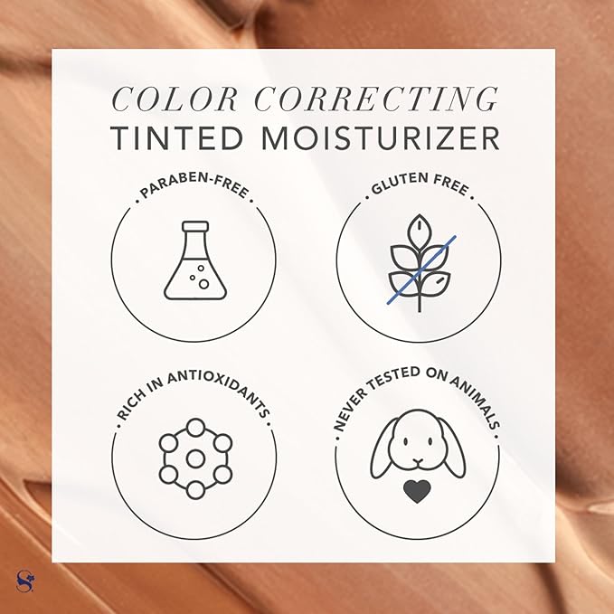 SeneGence MakeSense Color Correcting Tinted Moisturizer with Sheer Coverage, Medium-Deep, 1 Fl Oz, Enriched with SenePlex+ and Botanicals for Smooth, Even-Toned Skin