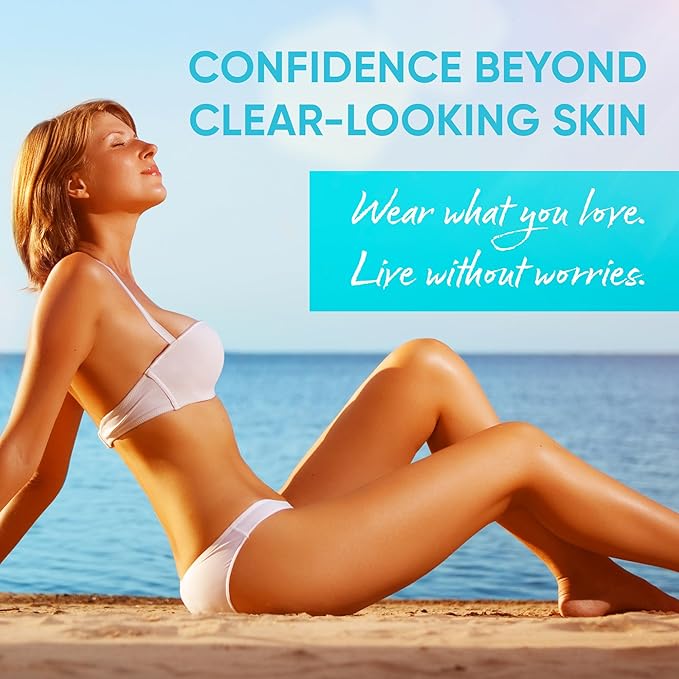 Butt Acne Clearing Treatment Cream: Clears & Prevents Breakouts Fast – Gentle Body & Back Lotion for Clogged Pores, Folliculitis & Bumps, 2% Salicylic Acid & Niacinamide, Ideal for Women, Men & Teens