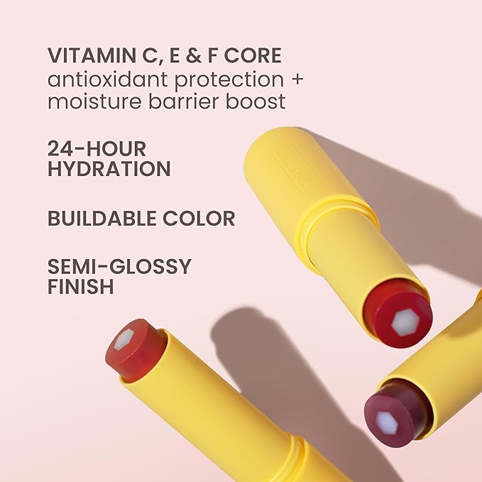 Burt’s Bees Stocking Stuffers Tinted Boosted Balm, Misty Mauve, Hydrating Tinted Lip Balm, 24 Hour Lip Moisturizer with Responsibly Sourced Beeswax, 100% Natural Origin, 1 Count, 0.16oz