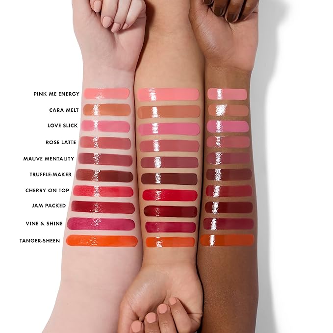 e.l.f. Glow Reviver Slipstick, Tinted Lip Oil Stick, Non-Sticky & Hydrating For A Soft-Shine Finish, Vegan & Cruelty-Free, Rose Latte