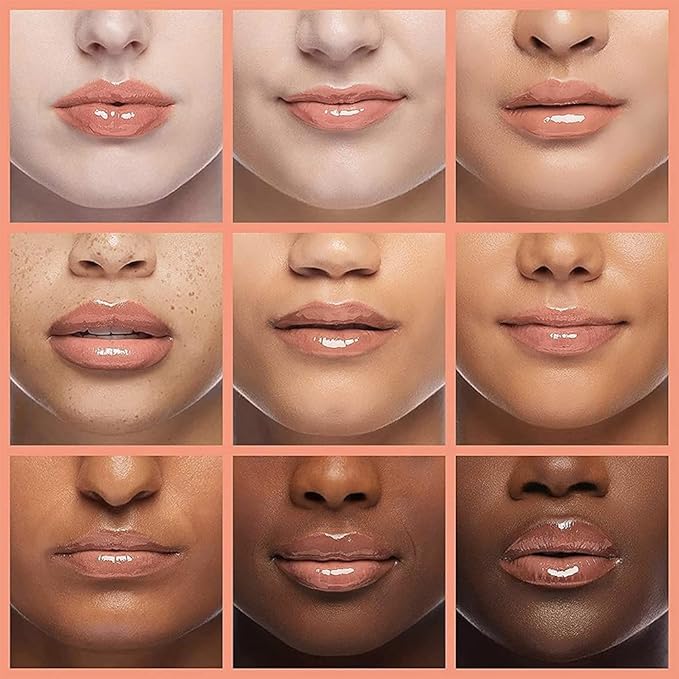GECOMO Hydrating Lip Glow Oil, Moisturizing Lip Glow Oil, Nourishing Glossy Transparent Lip Oil, Plumping Lip Oil, Lip Balm, Non-sticky Tinted Toot Lip Balm for Lip Care (CLEAR) 0.2 OZ