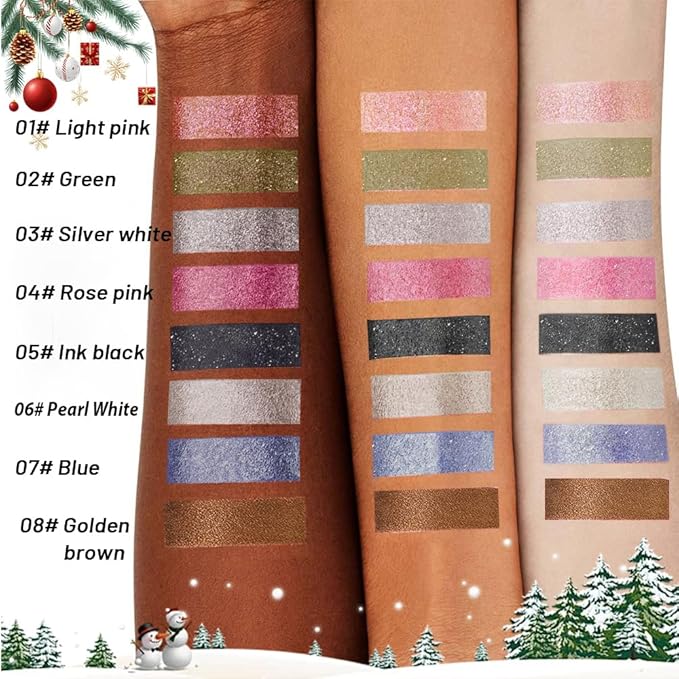 Rose Pink Single Shimmer Glittle Eye shadow Palette Makeup, Single Shimmer Eyeshadow for Older Women, High Pigment Natural Sombras Crema Para Ojos, Talc, Paraben & Cruelty Free (04#Rose Pink)