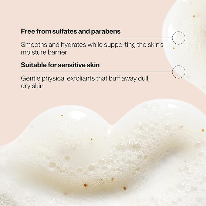 Suave Citrus Blossom Exfoliating Body Wash & Scrub with Glycerin & Vitamin E, Sulfate-Free Hydrating Cleanser for Soft, Smooth Skin, 6 Count, 18 FL OZ EA