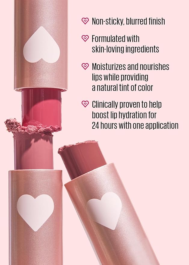 KAJA Lip Balm - Love Blur 01 Pure Cupid | Soft & Comfort Semi-Matte Blurring Daily Color, Shea Butter, Avocado Oil, Citrus Unshiu Peel Extract, Vitamin E Infused, Stocking Stuffers, 0.14 Oz