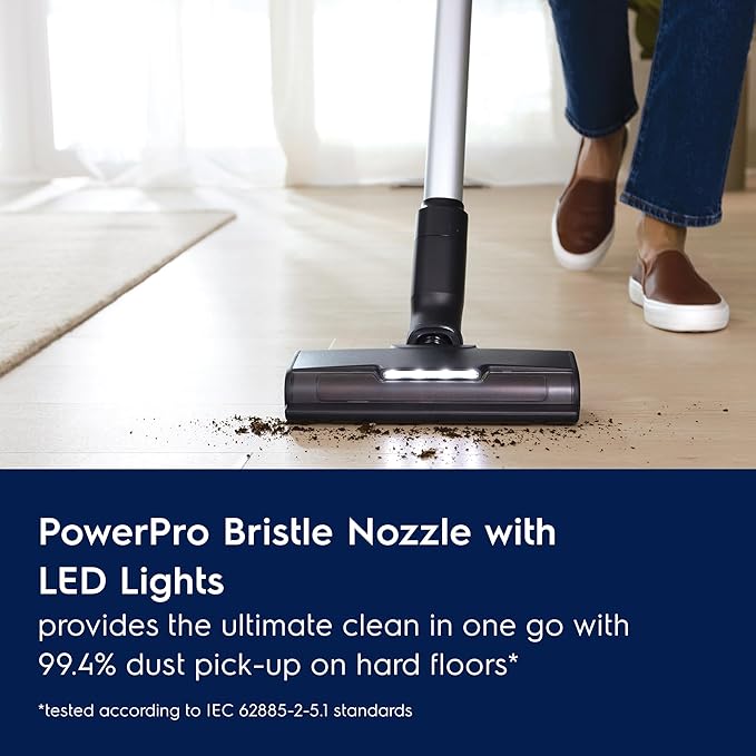 Electrolux Ultimate600 Cordless Stick Vacuum with PowerPro Bristle Nozzle and Larger Dust Bin Capacity, 50-Minute Run Time, 3 Power Modes, Ocean Green