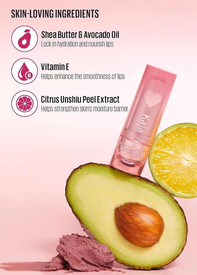Kaja Love Blur Lip Balm - 03 Tangy Love | Soft & Comfort Semi-Matte Blurring Daily Color | Shea Butter, Avocado Oil, Citrus Unshiu Peel Extract, Vitamin E Infused |4g / 0.14oz.