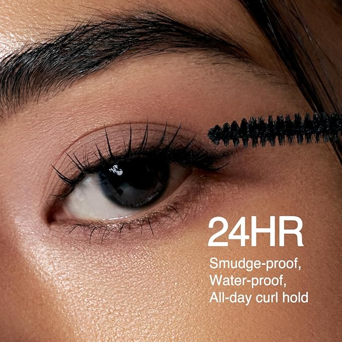CLIO Kill Lash Superproof Mascara, Washable, Vegan Formula, Ultra-Volumizing, Smudge-Proof, Clump-Free, Curl-Holding, Long-Lasting, 0.24 fl oz (004 EXTREME VOLUME BLACK)