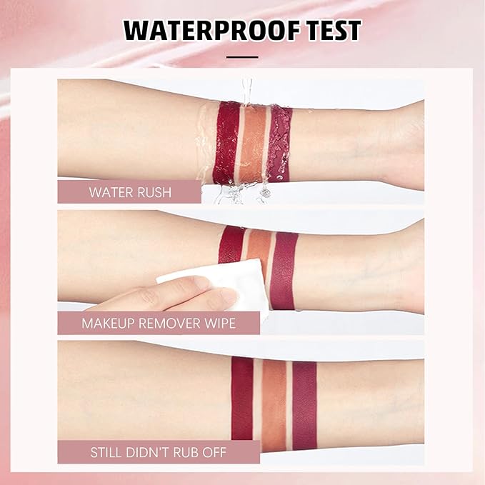 Matte Lip Gloss, Lip Gloss Silky Smooth Finish, Lipgloss Makeup Colorful and Creamy Texture, Lipstick for Every Occasion, Lip Oil Moisturizing and Hydrated #02