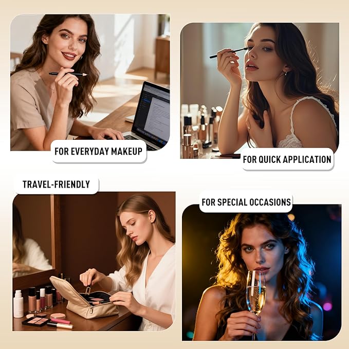 Reddish Brown Matte Eyeshadow Stick - Cream Neutral Eyes Shadow Pencil Buildable Brightener Crayon Eyeliner Highlighter Makeup, Lightweight Waterproof & Smudge Proof for Easy Quick Application