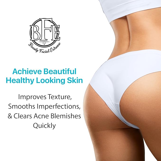 Anti-Acne Buttocks & Thigh Treatment- Clears Away Acne, Pimples, Zits, Dark Spots & Ingrown Hairs on the Buttocks &Thigh Area. Prevents Future Breakouts 6.9 OZ