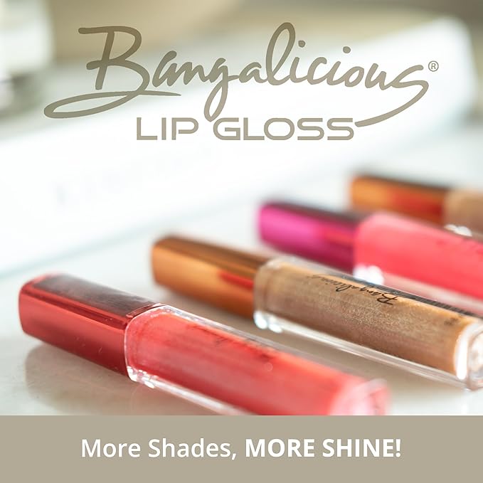 Diamond Gloss Clear Lip Gloss for Women – Non-Sticky, Vitamin Infused & Tocopherol – Long Lasting, High Shine, Clean Formula –Clear Lipgloss, 1 Pack