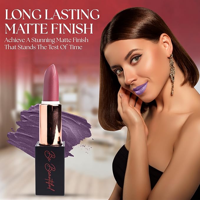 lipstick provides smooth moisturizing application creamy on my lips hydrating long lasting wear non-sticky glides on provides maximum color organic shea butter-purple