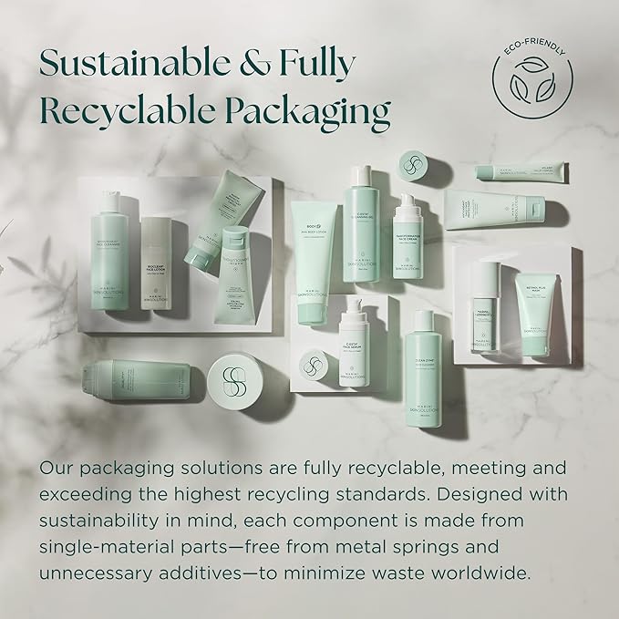 Marini SkinSolutions Travel Size Starter Skin Care Management System, Normal to Combination Skin with Antioxidant Daily Face Protectant SPF 33 - Cruelty Free - Made in the USA