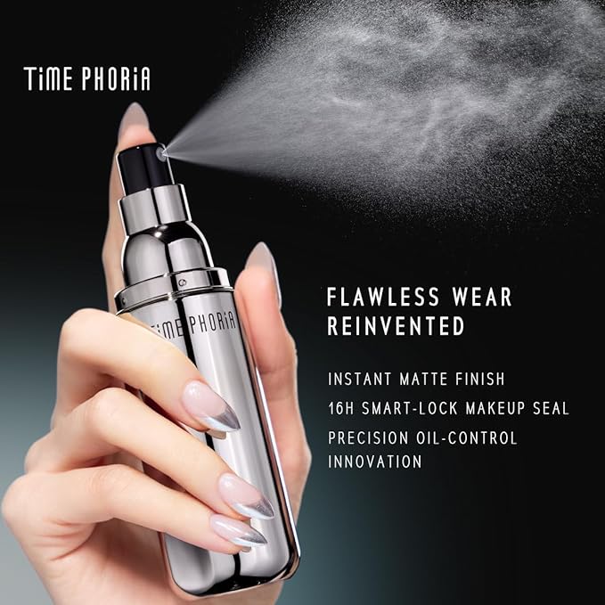 TIMEPHORIA TIMELESS SUPERNOVA SETTING SPRAY- Instant matte and airbrushed finish for flawless complexion, Smudge-proof, Transfer-proof, Longlasting Hold