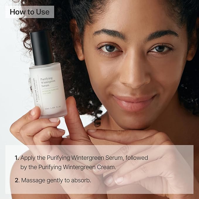 OxygenCeuticals Purifying Kit – Two-Step Acne Treatment Kit, Serum & Moisturizer with Centella & Wintergreen Extract for Acne & Blemish Control