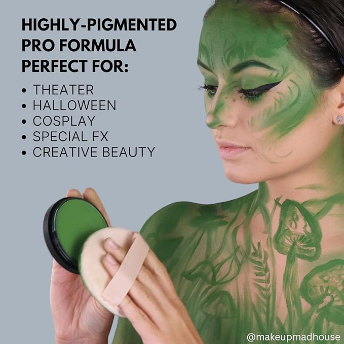 Mehron Makeup StarBlend Cake Makeup | Wet/Dry Pressed Powder | Powder Foundation | Pink Face Paint & Body Paint 2 oz (56g)