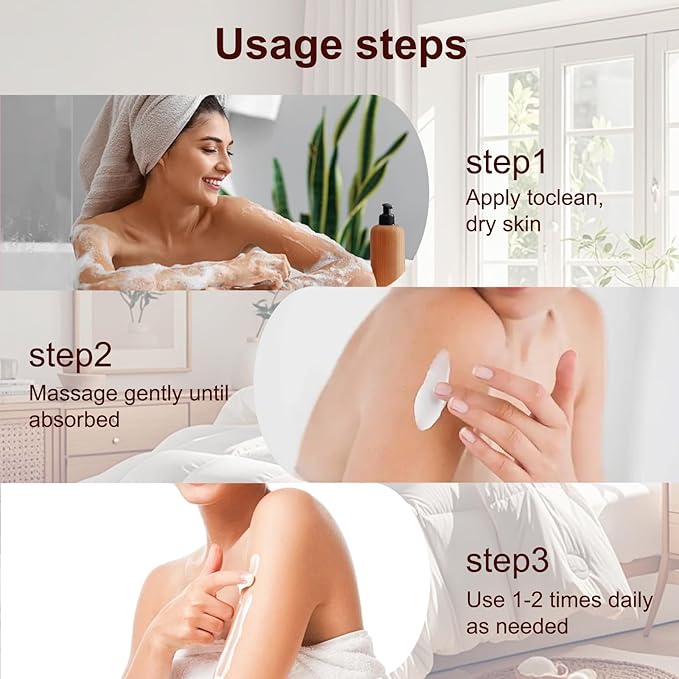 Skin Relief & Repair Cream - Intense Nourishing Moisturizer with Botanical Blends for Daily Face & Body Hydration, Soothes Dryness, Gentle for All Skin Types