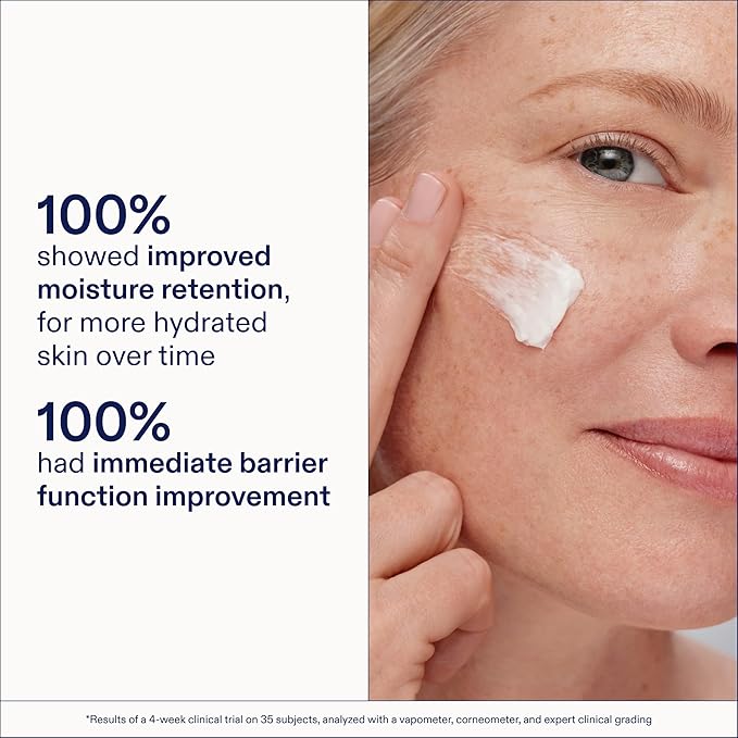 Skinfix Triple Lipid-Peptide Cream Refill - 1.7 oz - Rich Face Moisturizer with Hyaluronic Acid - Hydrates & Restores Dry, Sensitive Skin - Non-Comedogenic, Fragrance Free, Vegan, Cruelty Free
