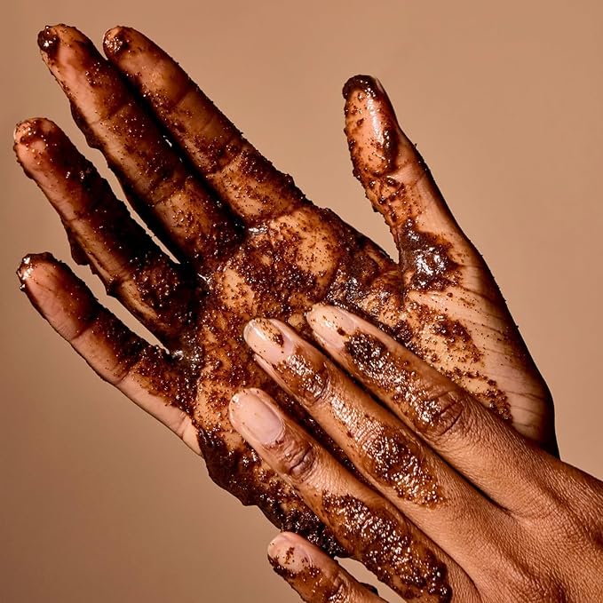 Acure Brightening Body Scrub - Exfoliating Body Scrub with Sea Salt, Scrubber for Men & Women to Smooth Sensitive Skin & Remove Dead Skin Cells, Exfoliator with Clay & Niacinamide - 6 fl oz (2 Pack)