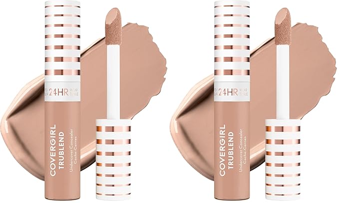 COVERGIRL TruBlend Undercover Concealer, Natural Ivory, 0.33 Fl Oz (Pack of 2)