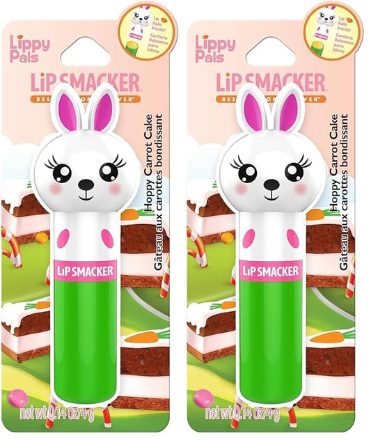 Lip Smacker Lip Balm, Bunny Hoppy Carrot Cake, 0.14 Ounce (Pack of 2)