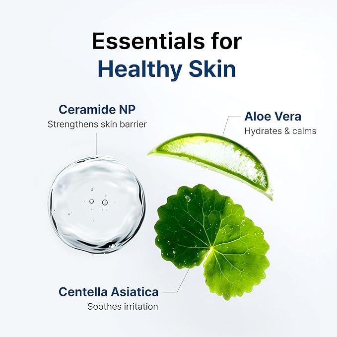DearKlairs Rich Moist Soothing Cream | Moisturizer for Barrier Repair, Sensitive Skin, Hypoallergenic, Centella Asiatica, Ceramide, Non-Sticky Texture, Korean Face Care 2.82 Fl Oz