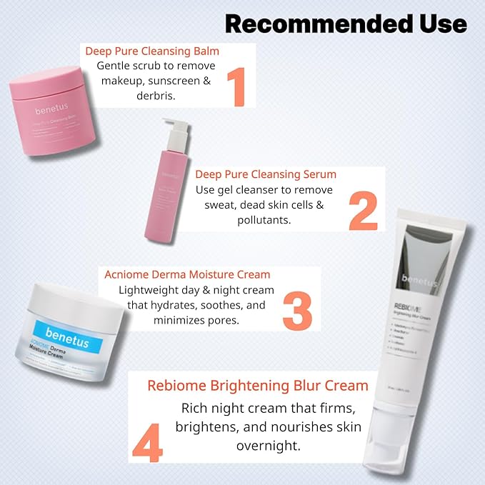 Rebiome Brightening Blur Cream, Hydrating Firming Moisturizer for Fine Lines and Dull Skin, Peptide Ceramide Hyaluronic Acid Anti-Aging Cream for Sensitive Skin, 1.69oz