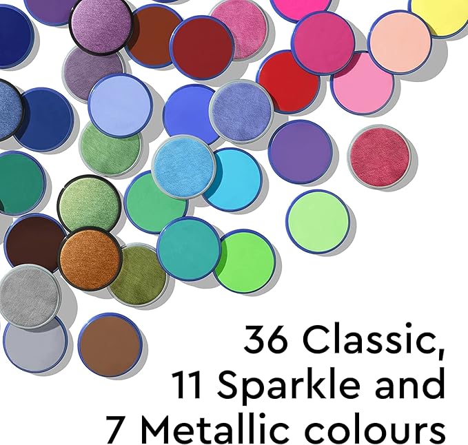 Snazaroo Sparkle Face and Body Paint, 18.8g (0.66-oz) Pot, Sparkle Red
