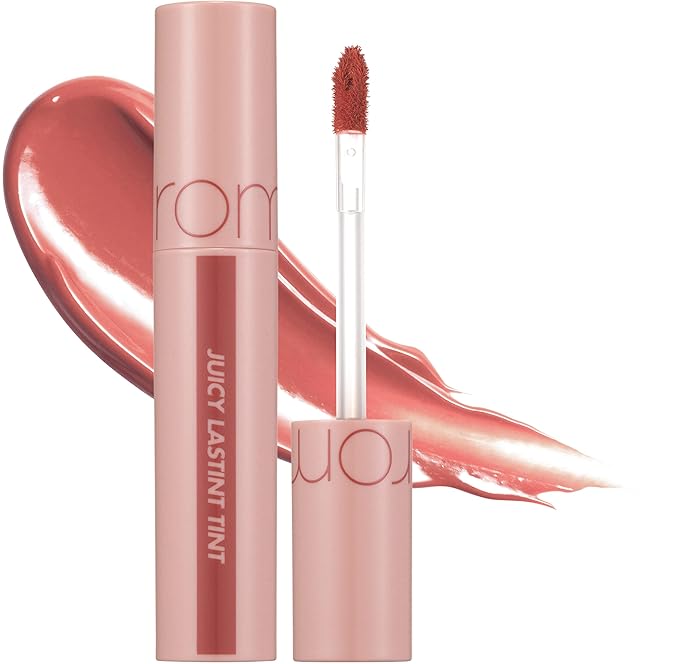 rom&nd JUICY LASTING TINT #23 NUCADAMIA | K-Beauty Hydrating Lip Stain Gloss | Buildable MLBB Red Brown Tint for Plump, Long-Lasting Shine