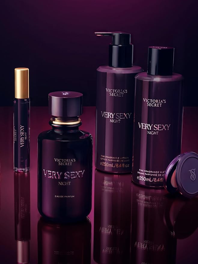Victoria's Secret Very Sexy Night Eau de Parfum, Notes of Vanilla Orchid, Sun-Drenched Clementine & Wild Blackberry, Perfumes for Women (3.4 oz)