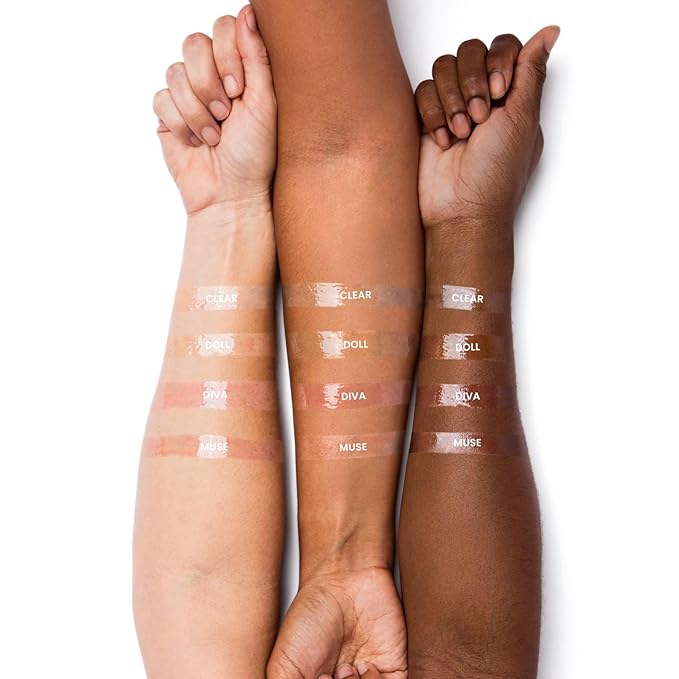 OFIR Surreal Shine Plumping Lip Gloss for Women | Clear, Non-Sticky, Hydrating Lip Gloss with Menthol & Vitamin E | High Shine, Vegan, Cruelty-Free | Doll - Shimmery Light Pink | 0.15 FL OZ