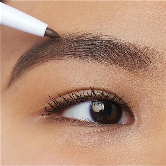 e.l.f. Instant Lift Brow Pencil, Dual-Sided, Precise, Fine Tip, Shapes, Defines, Fills Brows, Contours, Combs, Tames, 0.006 Oz, Deep Brown, 1 Count